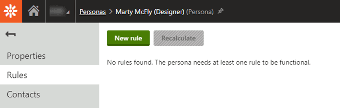 create new rule screenshot