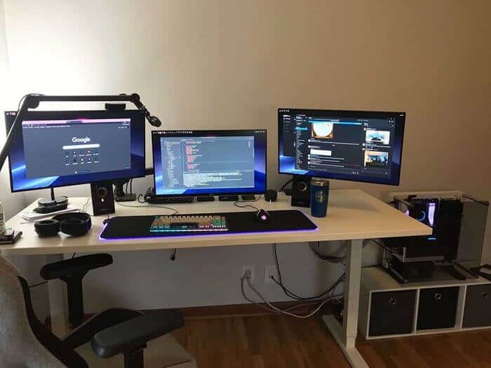 Home office setup