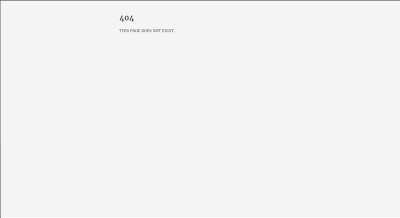 404 page error screenshot