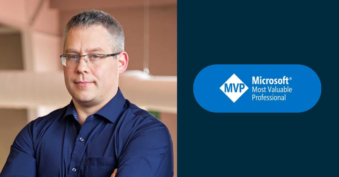 Photos of Brian McKeiver and Microsoft Azure MVP badge