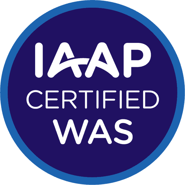 IAAP Certification WAS logo