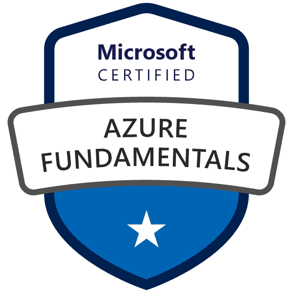 Microsoft Certified: Azure Fundamentals logo