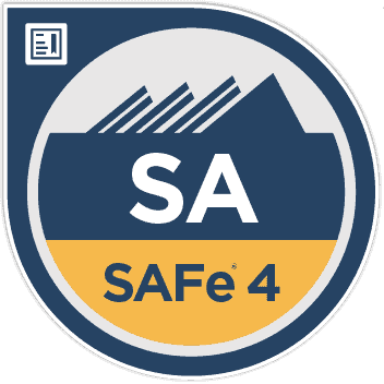 SA SAFe 4 Certification badge