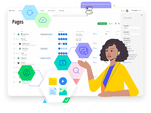 Sitefinity Overview Illustration