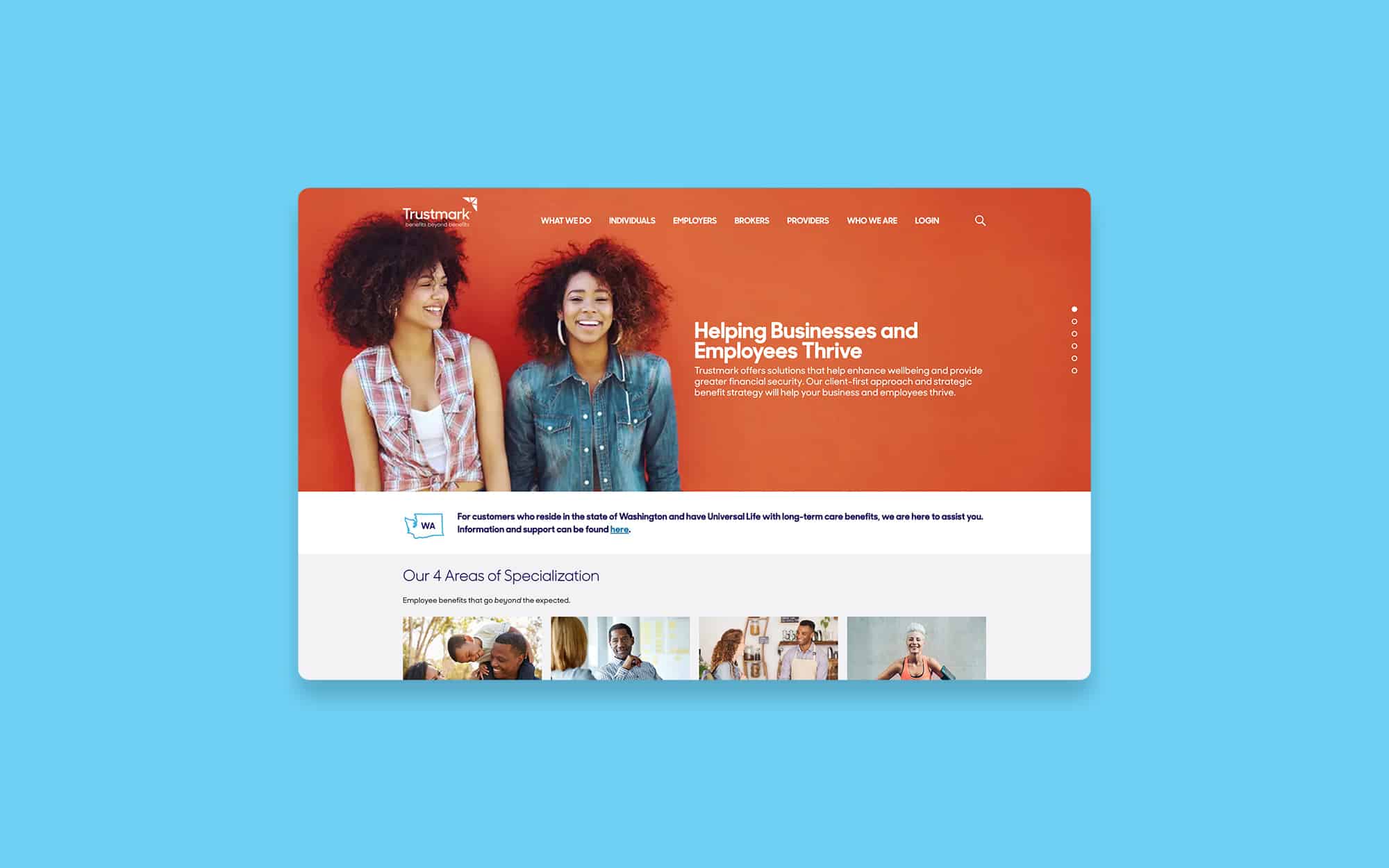 Trustmark Benefits, Kentico Implementation BizStream