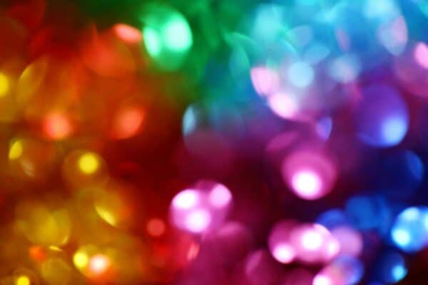 blurred colorful lights
