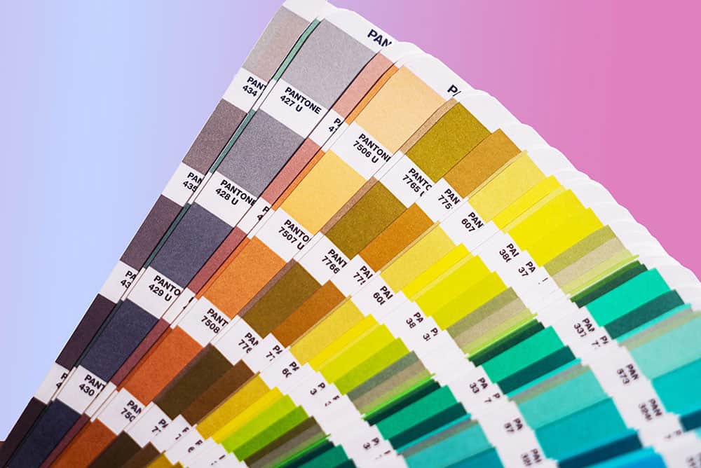 Pantone test charts