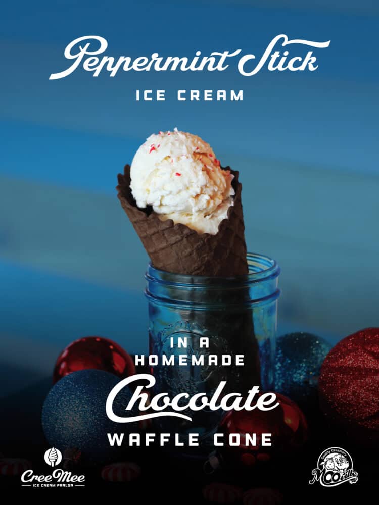 Peppermint Stick ice cream poster