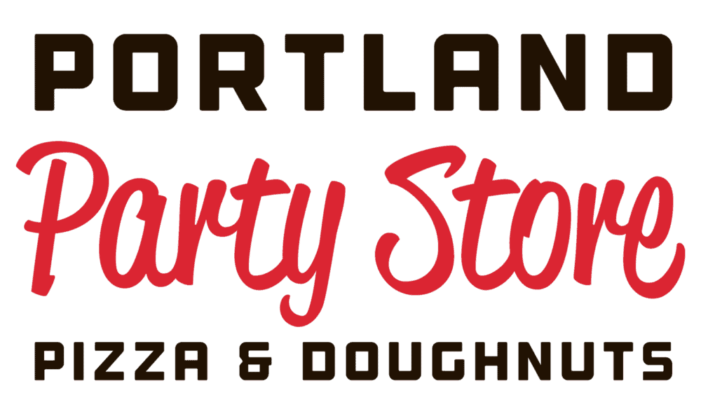 Portland Party Store vertical logo