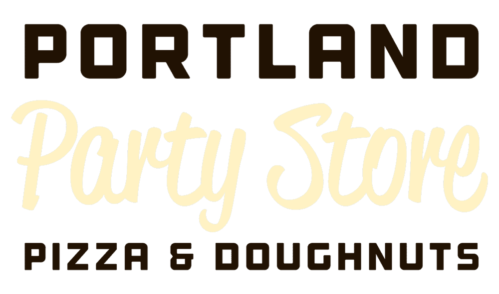 Portland Party Store vertical logo