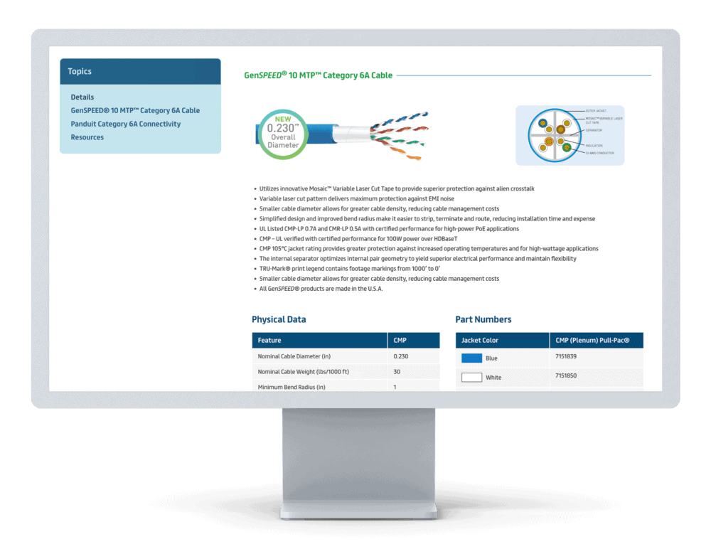 PanGen website on a monitor