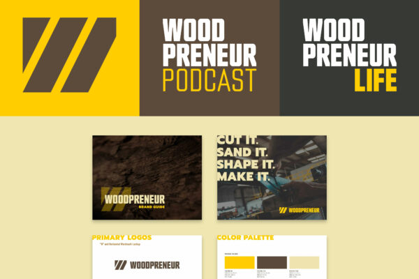 Woodpreneur branding examples