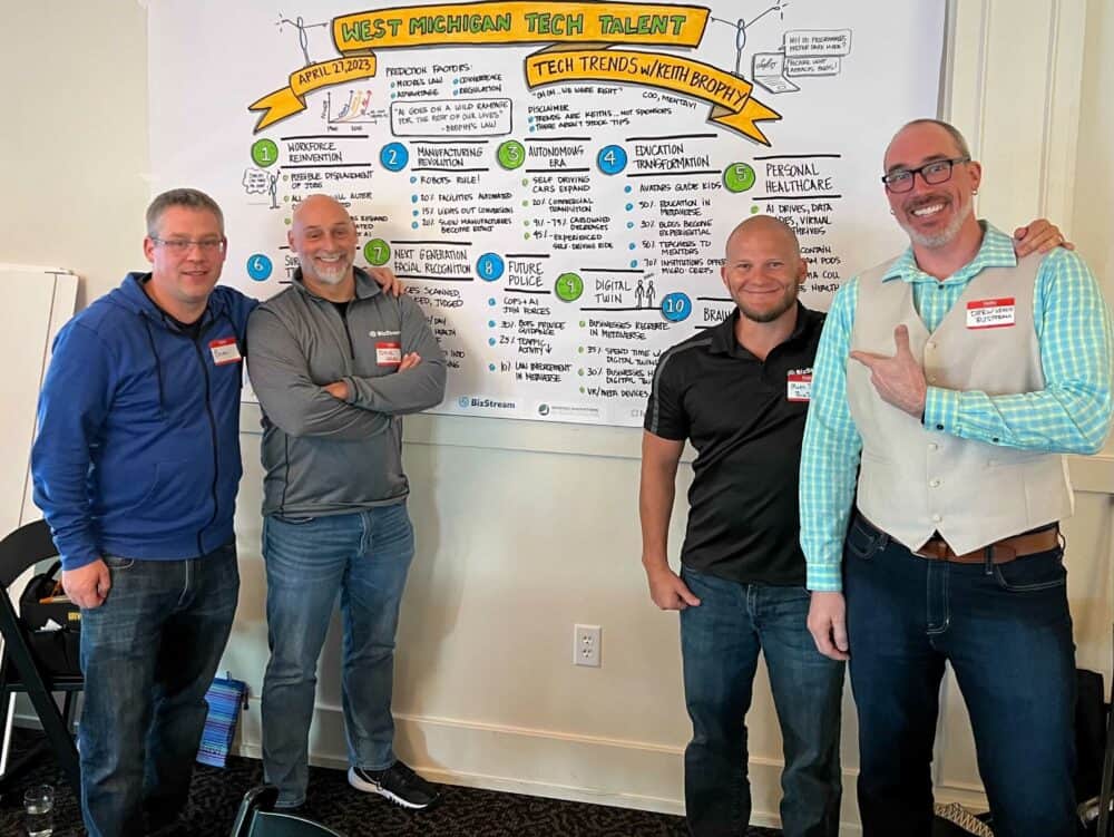 The BizStream team at West Michigan Tech Trends
