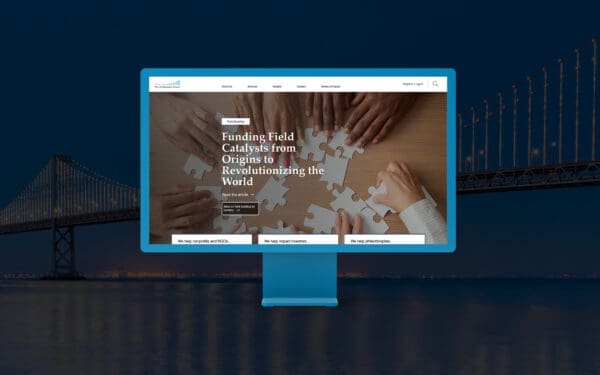 The Bridgespan Group website shown on monitor