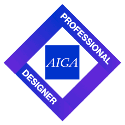 AIGA Professional Designer Certification badge