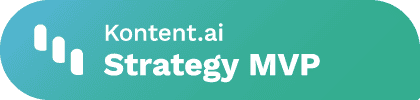 Kontent.ai Strategy MVP badge