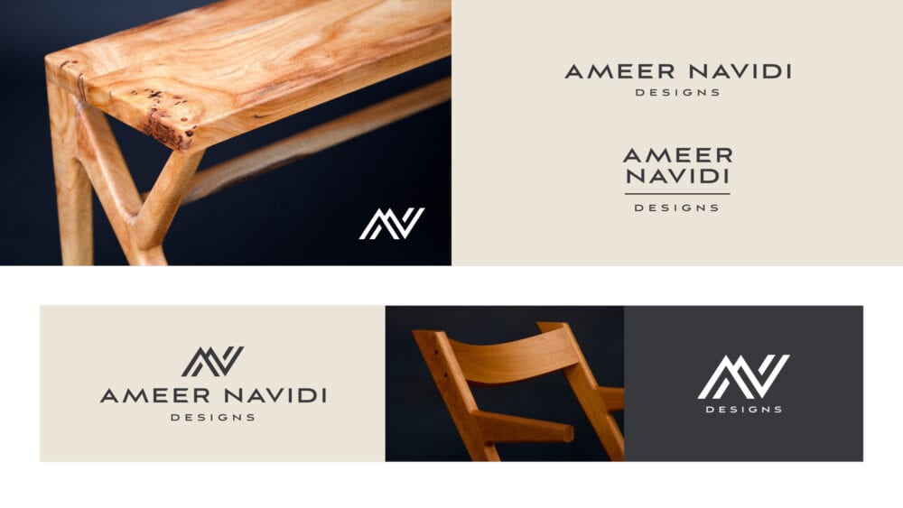 Ameer Navidi Branding collage