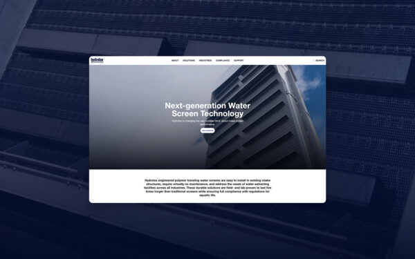 Hydrolox website homepage