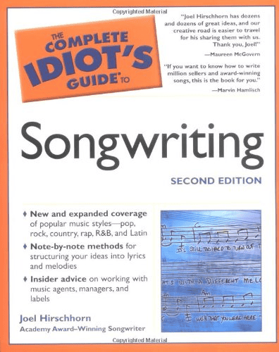 Book cover of "The Complete Idiot's Guide to Songwriting"