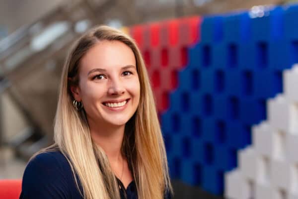 Courtney Klawieter in the office