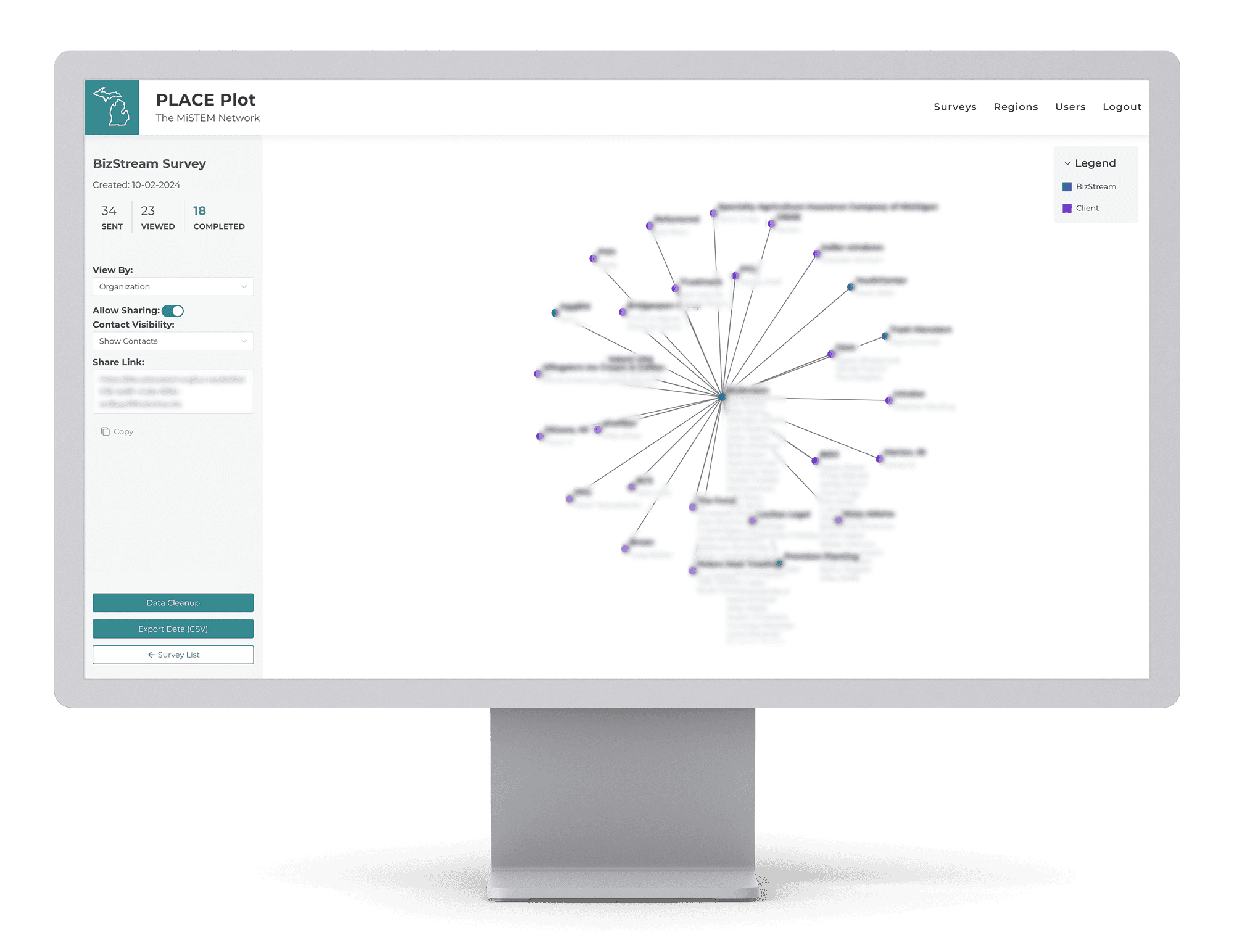 GVSU PLACE Plot | Web Application - BizStream