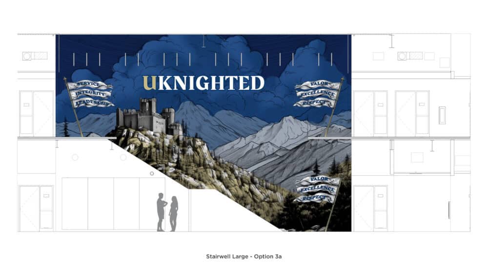 Severance High School Main Stairway Design 1