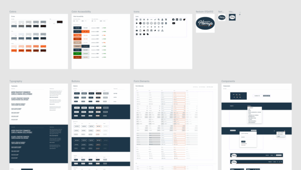 Sample design system from Henry’s Parts