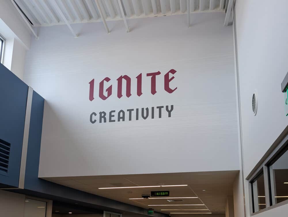 Ridgeline Middle School Installation, Library Hallway