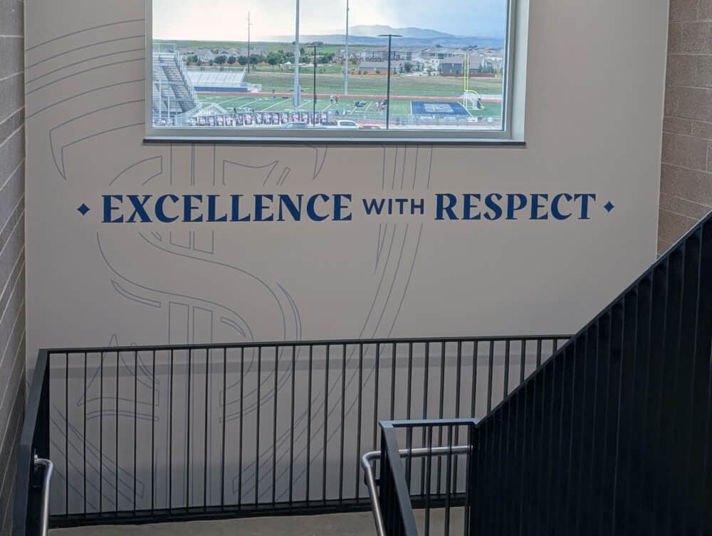 Severance High School Installation, Stairwell Phrase 2