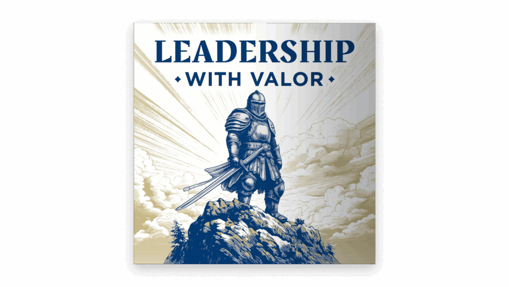 Severance High School thumbnail, stairway recessed graphic of a knight on a mountain