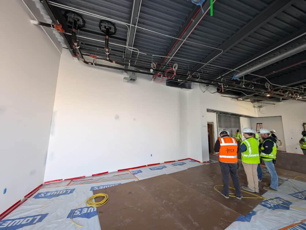 Severance High School Onsite Tour, Cafeteria Wall