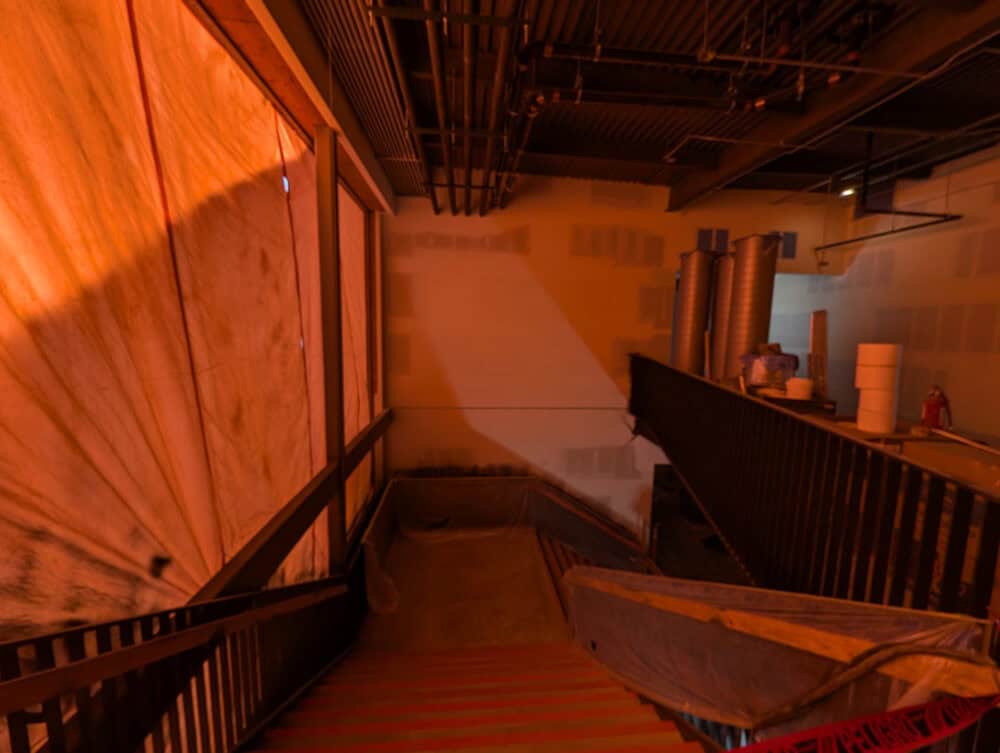 Severance High School Onsite Tour, Stairwell Recess