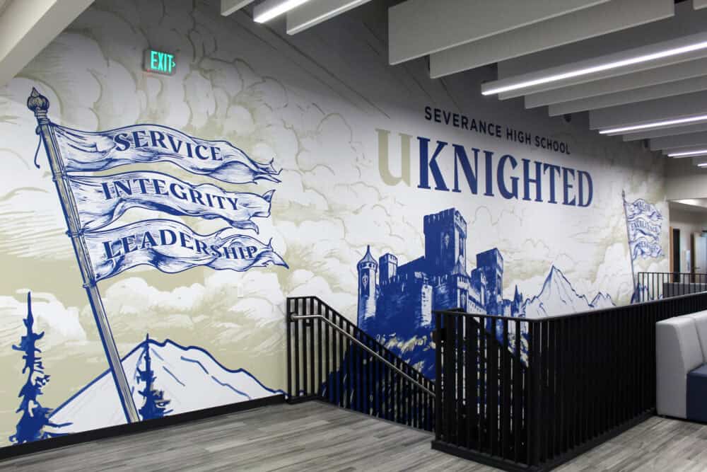 Severance High School Installation, Main Stairwell Second Floor