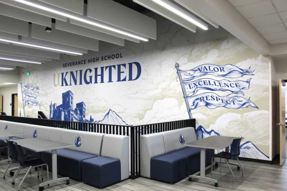 Severance High School Installation, Main Stairwell Second Floor