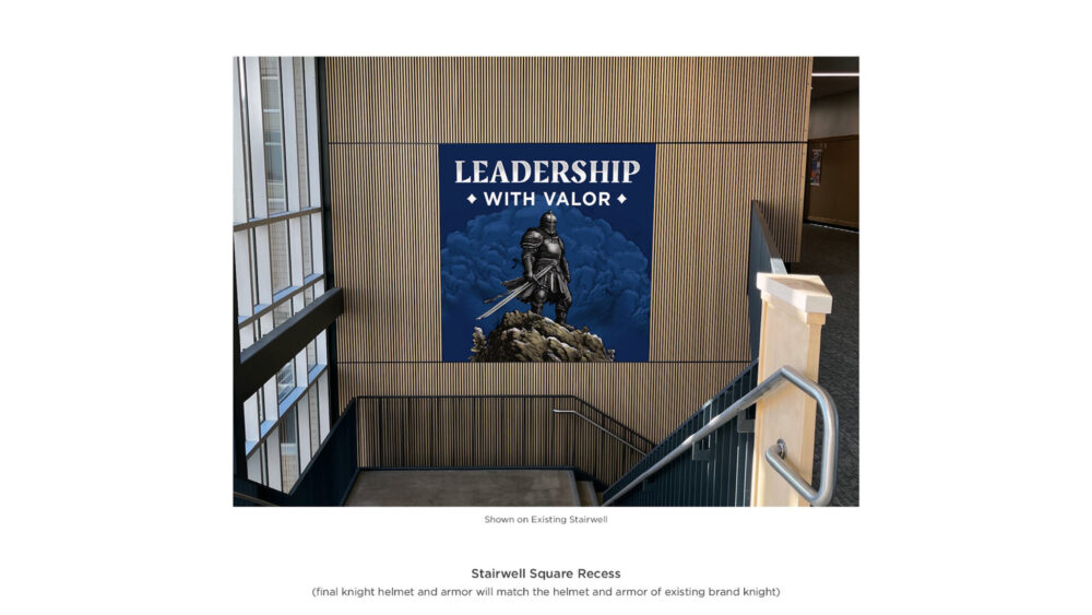 Severance High School Stairwell Recess Design 3