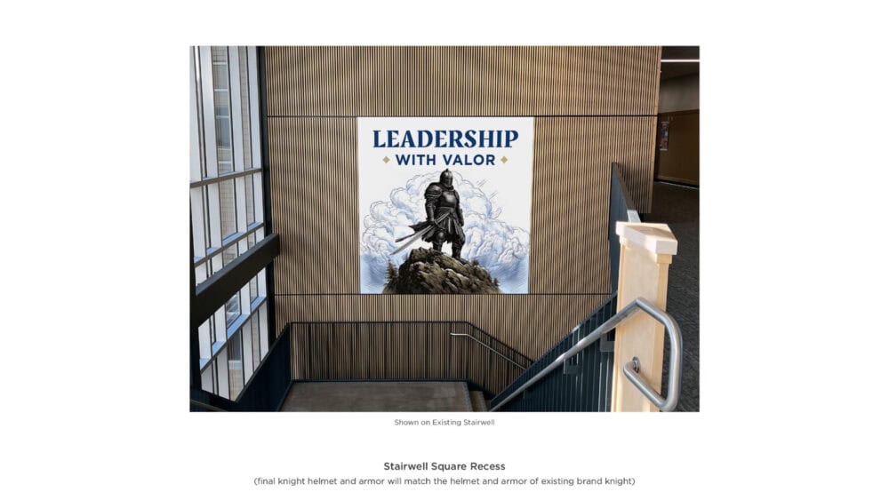 Severance High School Stairwell Recess Design 4