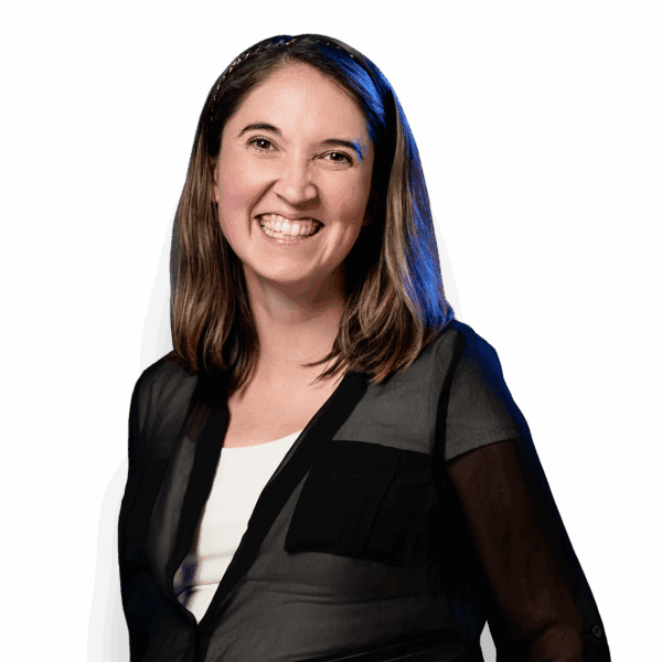 Theresa Lawrence smiling in a black blouse.