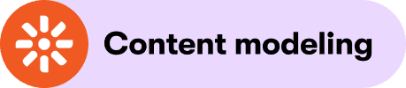 Kentico Content modeling badge