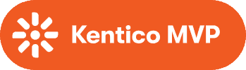 Kentico MVP badge