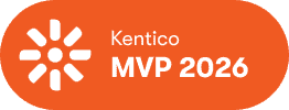 Kentico MVP 2026 badge