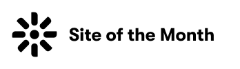 Kentico Site of the Month badge for March 2026 featuring an orange pill-shaped button with a white Kentico logo and white text.
